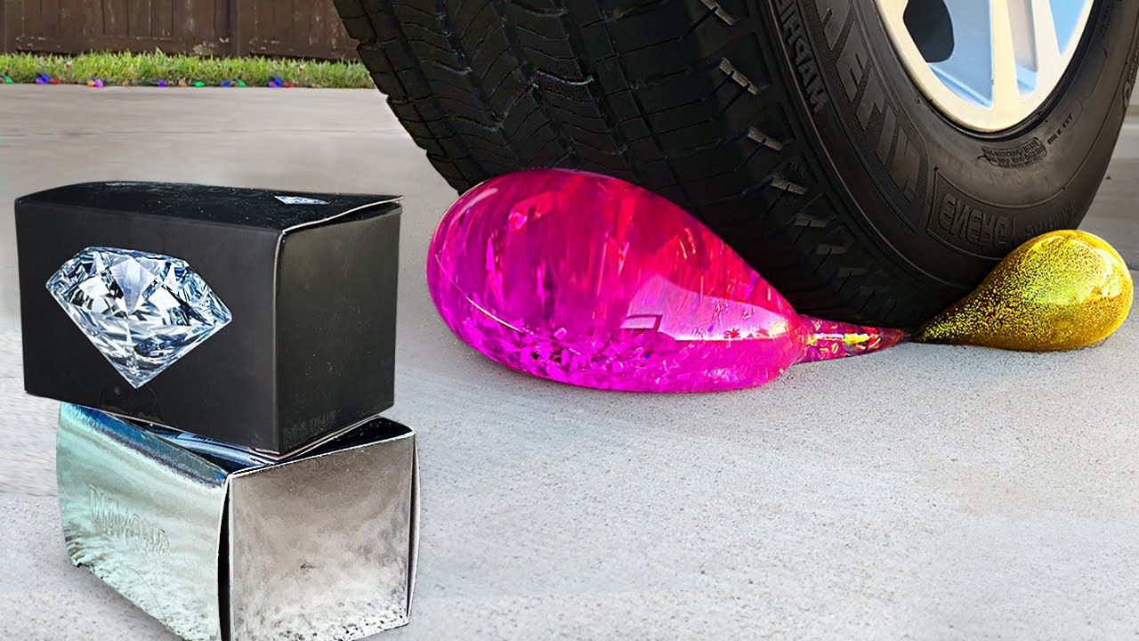 Crushing MEGA Dig it DIAMONDS by Car I FOUND THE REAL DIAMOND! Crunchy