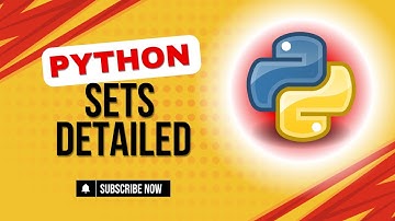 Mastering Python Sets: A Complete Guide to Set Operations and Methods | Python Tutorial @ShreyaCoder