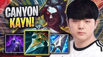 CANYON IS SO CRAZY WITH KAYN! - DK Canyon Plays Kayn JUNGLE vs Karthus! | Season 2023