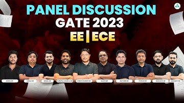 GATE 2023 PANEL DISCUSSION  : EE & ECE - Get Ready to Crack it! #gate2023 #gate_academy