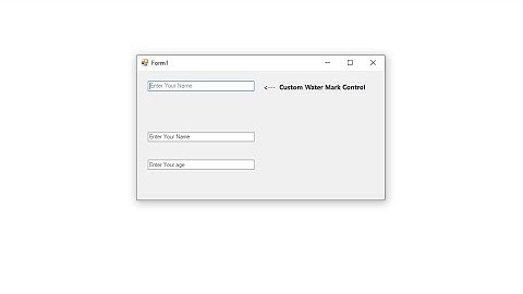 How to Create WaterMark Textbox or Cue Banner with Extension Method- VB.net