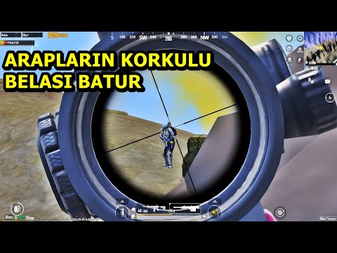 ARAPLARIN KORKULU BELASI BATUR ! YARGI DAĞITTIM SOLO SQUAD PUBG MOBİLE