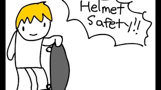 Billy teaches kids why they should wear a helmet!♥
