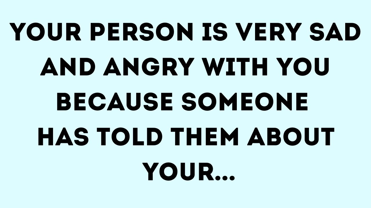 🛑✝️ God Message Today || Your person is very sad and angry with you... || God Message | God Says