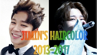 BTS Jimin (지민) All hair colours [2013-2017]