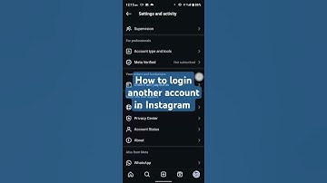 howto login another account in Instagram #instagram#short video #viral#youtubeshorts #hack#trending