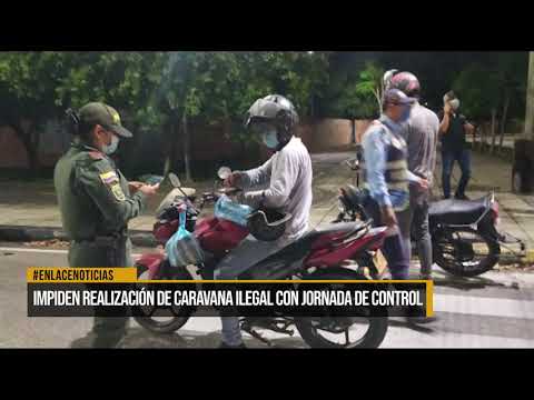 Impiden realización de caravana ilegal con jornadas de control