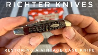 Richter Knives Episode #37 RESTORING A VINTAGE CASE KNIFE 🇺🇸