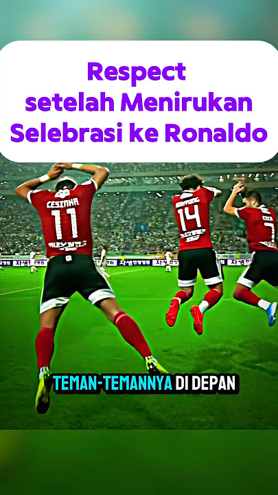 Respek,, setelah menirukan selebrasi siu di depan Ronaldo #football #ronaldo  #cristianoronaldo