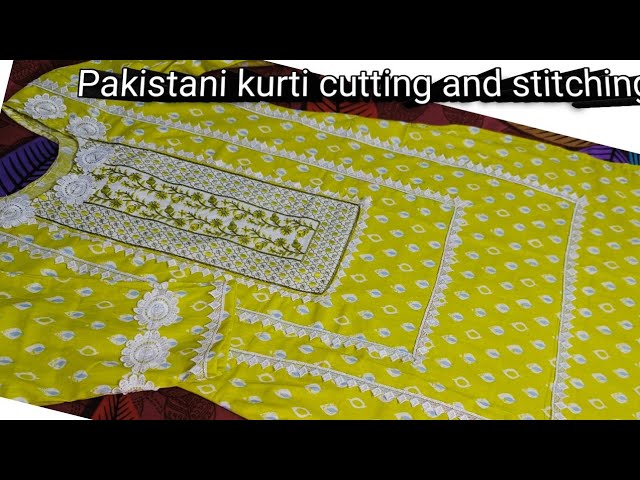 6-7 years baby girl kurti cutting and stitching | kurti design for kids|  kids kurti | baby kurti - YouTube