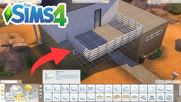How To Make A Balcony - The Sims 4