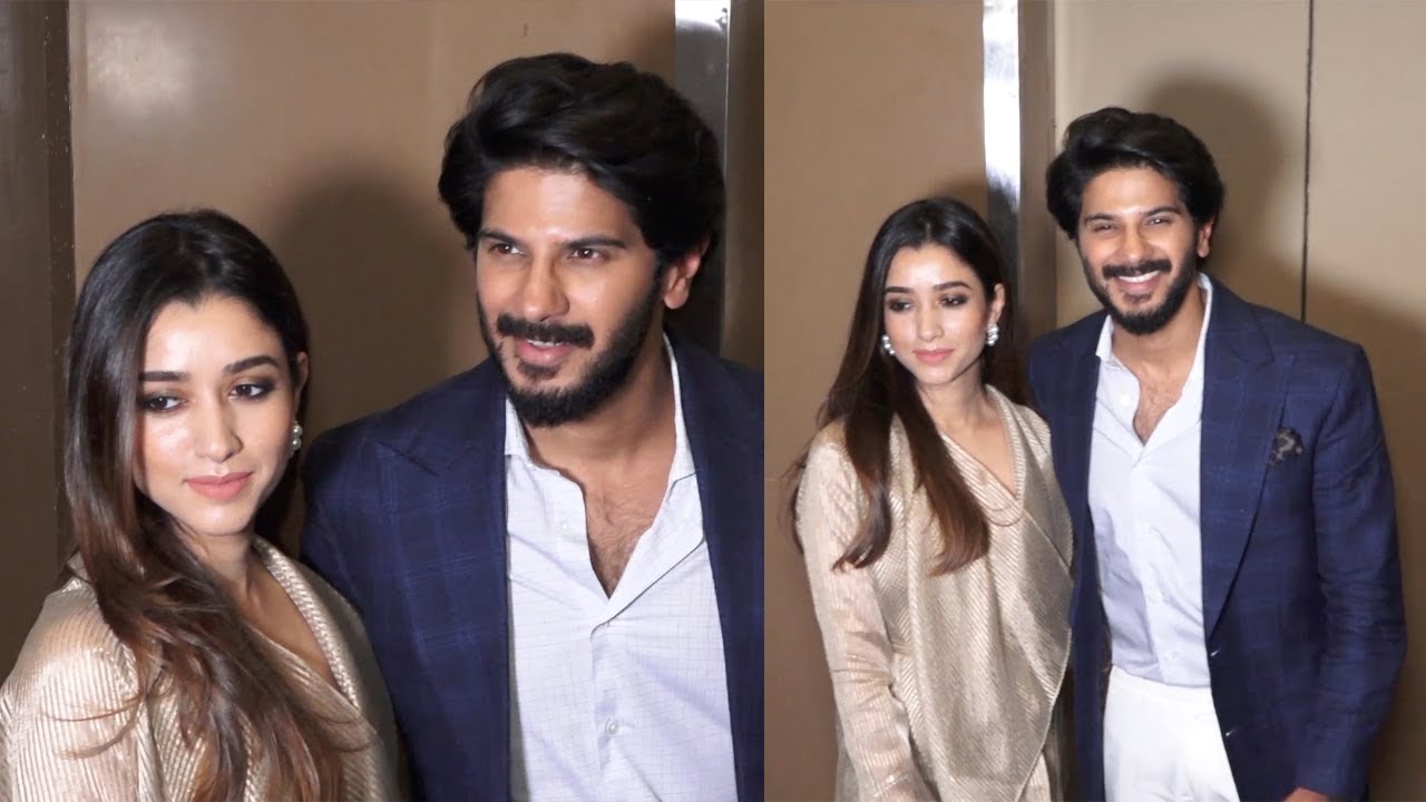 Dulquer Salmaan Snapped With Gorgeous Wife Amal Sufiya For The ...