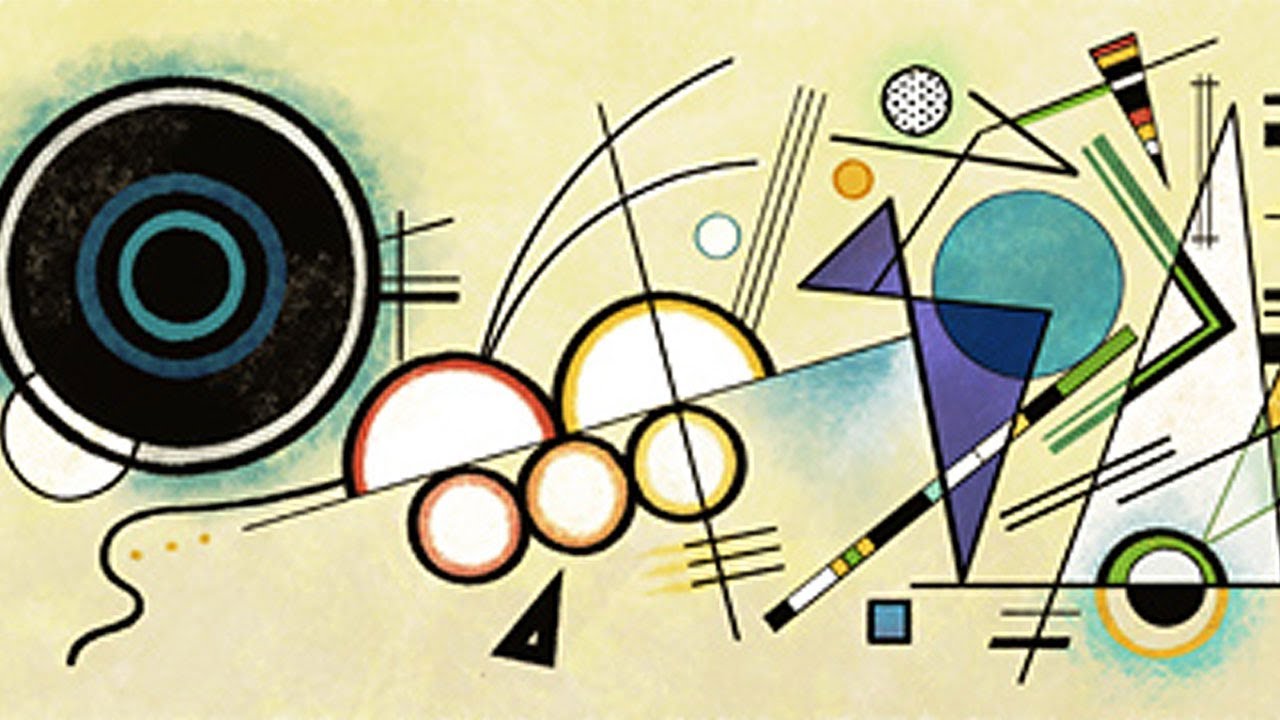 Wassily Kandinsky Abstract Art Google Doodle YouTube