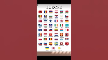 Countries and flags of Europe #countryname #viral #flag #shorts