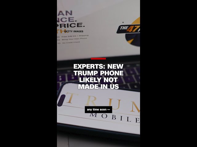 Trump’s new phone looks a lot like one from China