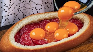 ¡Olviden la pizza! ¡El pan con huevos de la antigua receta de abuela es simplemente genial!
