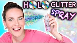 Spray Holo Glitter? WTF! (for professionals only) + 4 MILLION GIVEAWAY