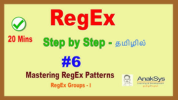 RegEx Groups and Named Groups in Tamil