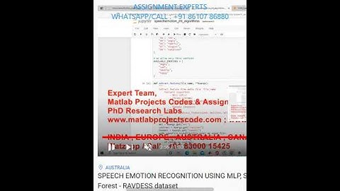 SPEECH EMOTION RECOGNITION USING MLP, SVM, Decision Tree, CNN, Random Forest -RAVDESS dataset MATLAB