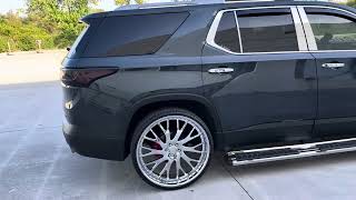 First to put 26” on 2021 Chevy traverse