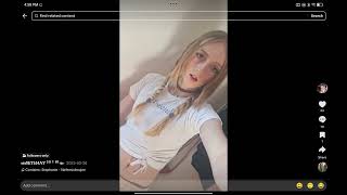 Bethanys Cute In Shape Belly Is Visible