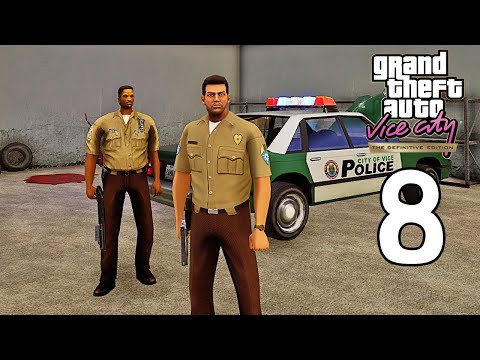 GTA VICE CITY DEFINITIVE EDITION BÖLÜM 8 - TOMMY & LANCE POLİS OLUYOR !