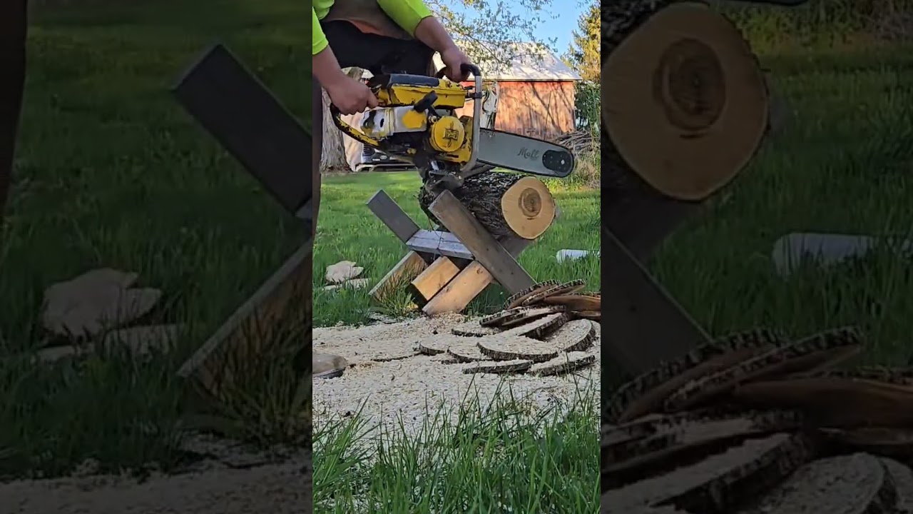 McCulloch 101, hand file race chain testing.