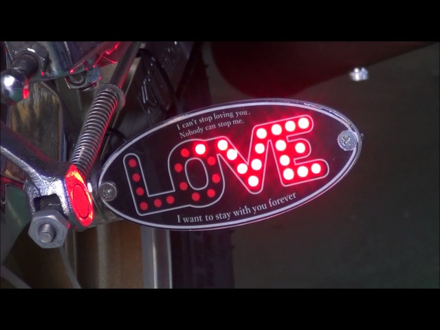 新作 RGB仕様 レインボー仕様 ラブ灯 Love灯 LOVE蛍灯 - YouTube
