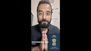 Passport Application Correction after Submission #shorts