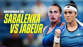 HIGHTLIGHTS | Aryna Sabalenka vs. Ons Jabeur (Riyadh Season Tennis Cup)