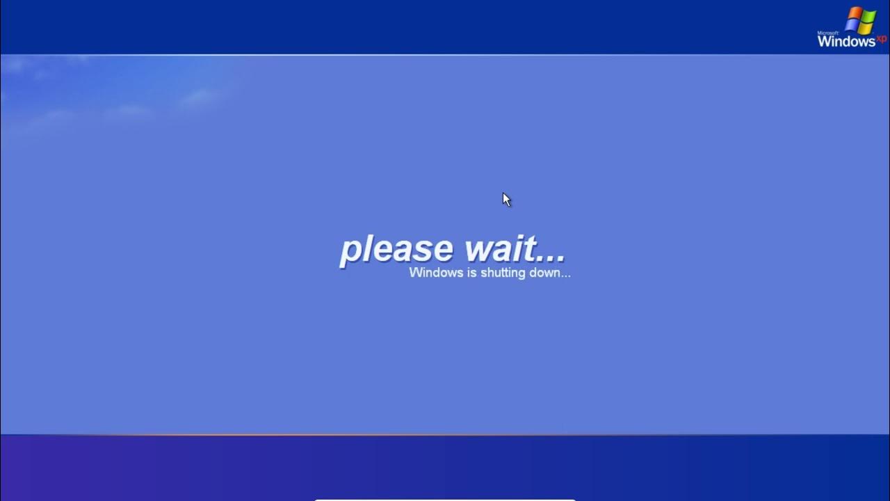 Windows XP Delta Restart but it's Original Windows XP Startup/Shutdown