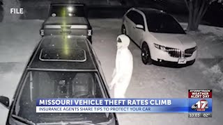 Missouri vehicle theft rates climb; Insurance agents share tips to protect your car