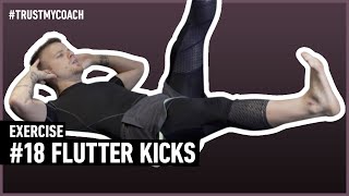 Strengthen Your Abs with Flutter Kicks - No Equipment Exercise!