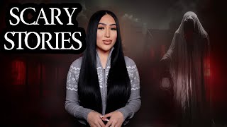 READING MY SUBSCRIBERS SCARY STORIES 👻 HAUNTED MIRROR, GHOST BOY, HAUNTED HOTEL ROOM 🫣