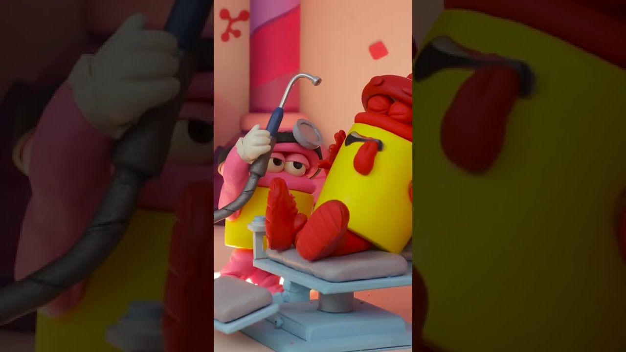 Чистка зубов: стоматолог оплошал!| Шоу Play-Doh Сезон 2