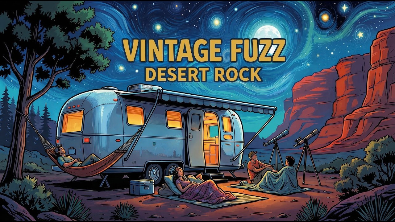 Psychedelic Rock | Hypnotic Guitar Trip • Desert & Cosmic Vibes (1-Hour)