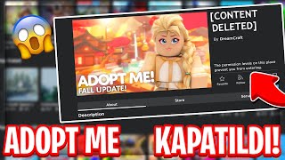 ADOPT ME Kapatıldı! | Roblox Oyunlar Kapanıyor! | Roblox | Adopt Me!
