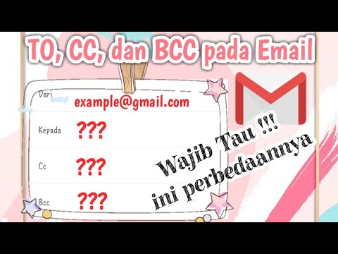 Perbedaan TO, CC dan BCC pada Email