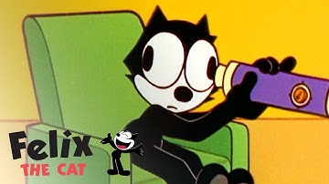 Felix Gets Hypnotised | Felix The Cat | Full Episodes