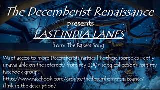 The Decemberists Rarity Series - #2 - East India Lanes (The Decemberists)