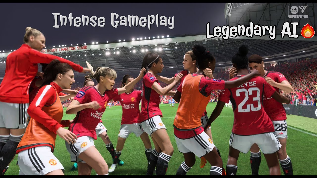 EA Sports FC24 | Manchester United vs Manchester City | Women's Super ...