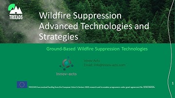 TREEADS Course 4.0 Ground based wildfire suppression technologies
