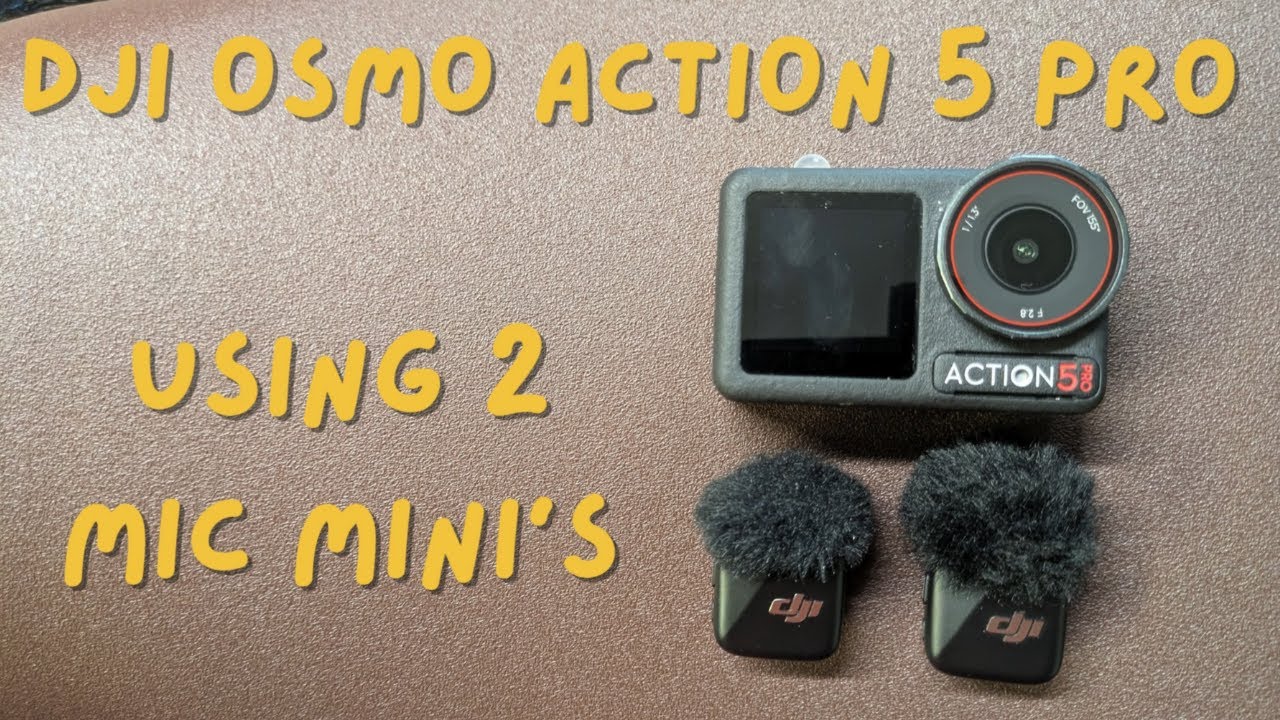 DJI Osmo Action 5 Pro | Using 2 mic