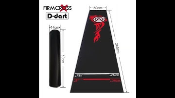 (D DART STORE) FIRMCROSS Dartboard Mat Carpet - Poly 02 Professional Standard Size Dartboard Mat
