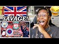 AMERICAN REACTS TO ENGLISH FOOTBALL CHANTS FOR THE FIRST TIME! 😳