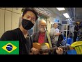 Japanese guy is IMPRESSED by the metro in São Paulo🇧🇷