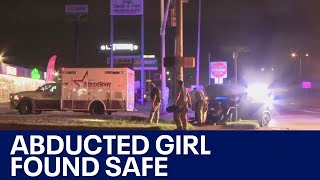 Abducted Fort Worth teen found safe after crash