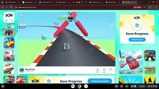 poki sky race game screenshot 3