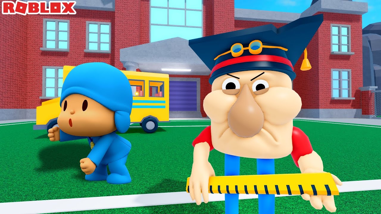 NEW! EPIC SCHOOL ESCAPE POCOYO! OBBY ROBLOX