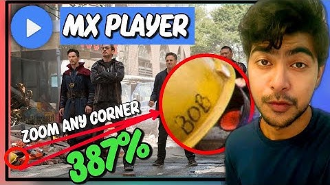 How to Zoom Any Area in Mx Player: Secret Mx Player Zoom Tricks🔥[Hindi]